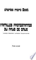 Familles protestantes du pays de Caux