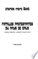 Familles protestantes du pays de Caux