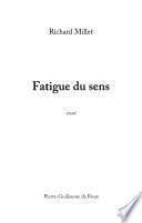 Fatigue du sens