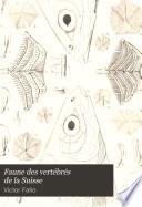 Faune des vertébrés de la Suisse