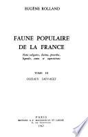 Faune populaire de la France