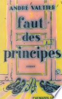 Faut des principes
