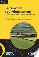 Fertilisation et environnement