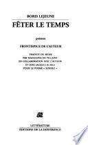 Fêter le temps