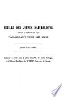 Feuille des naturalistes