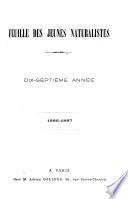 Feuille des naturalistes