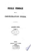 Feuille fédérale suisse
