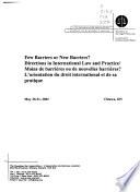 Few Barriers Or New Barriers?