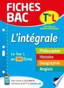 Fiches bac L'intégrale Tle L
