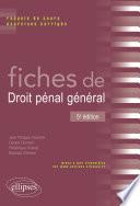 Fiches de droit pénal général - 5e édition