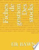 Fiches de gestion Des stocks