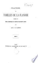 Filiations de familles de la Flandre