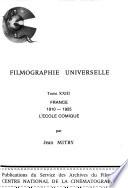 Filmographie universelle