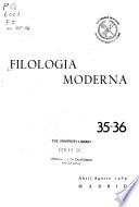 Filología moderna