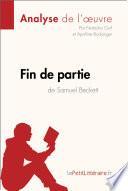 Fin de partie de Samuel Beckett (Analyse de l'oeuvre)