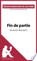 Fin de partie de Samuel Beckett