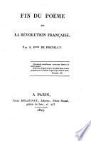 Fin du poëme de la révolution française