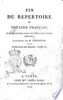 Fin du Repertoire du Theatre Francais