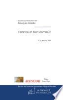 Finance et bien commun