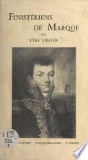Finistériens de marque (1)