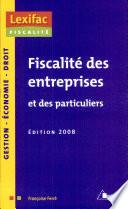 Fiscalité des entreprises et des particuliers