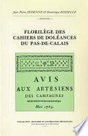 Florilège des Cahiers de doléances du Pas-de-Calais