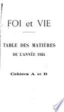 Foi et vie