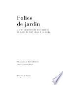 Folies de jardin