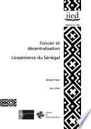 Foncier et Décentralisation