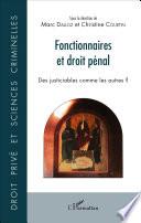 Fonctionnaires et droit pénal