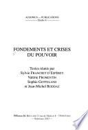 Fondements et crises du pouvoir