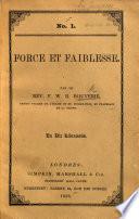 Force et faiblesse