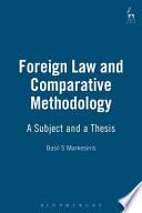Foreign Law and Comparative Methodology