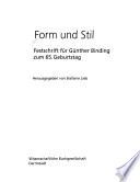 Form und Stil