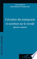 Formation des enseignants et ouverture sur le monde