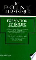 Formation et Eglise