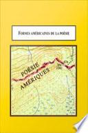 Formes Américaines de la Poésie