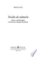 Fossiles de mémoire