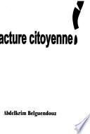 Fracture citoyenne?