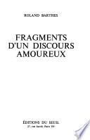 Fragments d'un discours amoureux