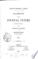 Fragments d'un journal intime