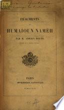 Fragments du Humaïoun-namèh, par Adrien Royer