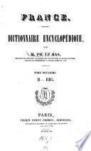 France. Dictionnaire encyclopedique. Avec planches