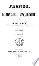 France. Dictionnaire encyclopedique. Avec planches