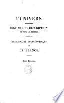 France. Dictionnaire encyclopédique
