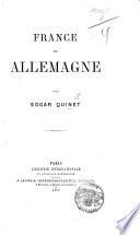 France et Allemagne