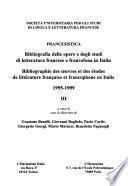 Francesistica: 1995-1999