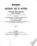 Franchises, lois et coutumes de la ville de Lille