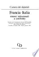 Francia-Italia, sistemi istituzionali a confronto