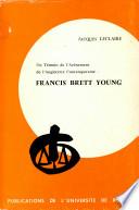 Francis Brett Young : un témoin de l'avènement de l'Angleterre contemporaine